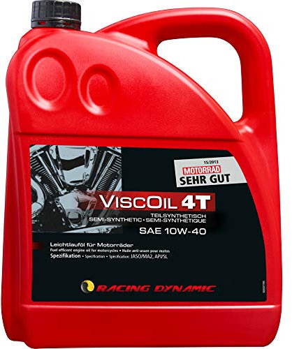 Racing Dynamic Motoröl Viscoil 4T SAE 10W-40 – Teilsynthetisch 1000ml