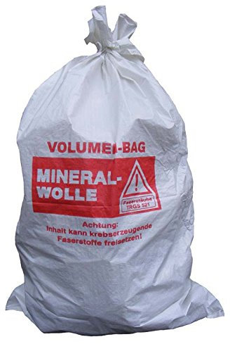 (2,52EUR/Stück) 100 Mineralwoll Säcke 1400x2200mm KFM Sack Big Bag MiWo