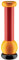 Alessi MP0210 - Salz-/Pfeffer- und Gewürzmühle, aus Buchenholz, Schwarz, Gelb und Rot