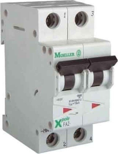 Eaton MCB Leitungsschutzschalter Typ B, 2-polig 10A 240 → 415V, Abschaltvermögen 10 kA xEffect