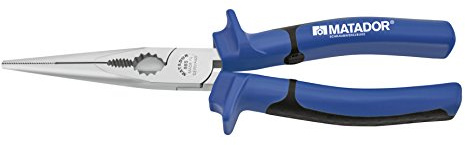 MATADOR Flachrundzange, ISO 5745, gerade, 6.3/4 Zoll - 170 mm, 0585 0170