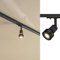 SLV Negro monofásico Puri, Foco led, proyector, luminaria de Techo, Sistema de Carril, iluminación Interior / GU10 50 W
