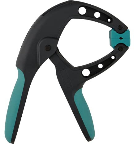 wolfcraft Pinza de resorte PRO 40-3626000 - Para un uso sin esfuerzo – ideal para proyectos de bricolaje y modelismo