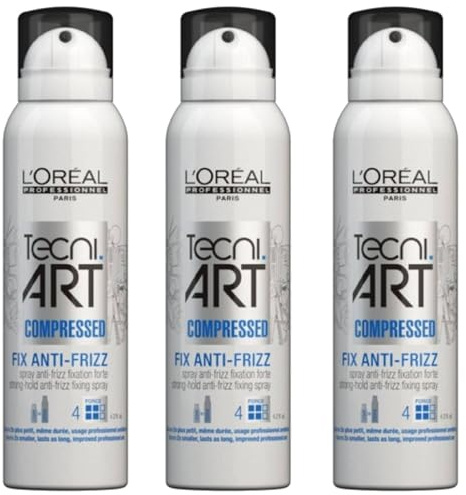 Loreal Fix Anti-Frizz 3 x 250 ml starker Halt Tecni.art Styling Haarspray Neue Serie