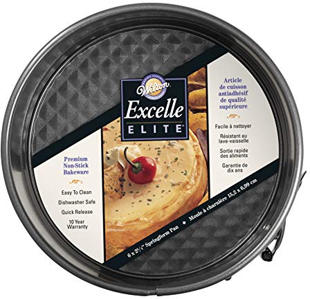 Wilton Excelle Elite Springform Pan, Sturdy Non-Stick and Scratch-Resistant Springform Pan, 6-Inch