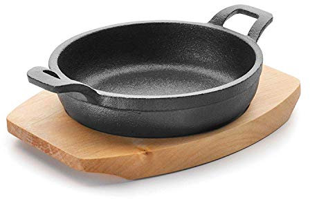 LACOR 25872 – Poêle en Fonte, Couleur Noir