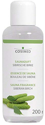 Sport-Tec cosiMed Saunaduft Sibirische Birke Konzentrat Saunaaufguss Saunazubehör, 200 ml