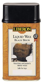 Liberon Liquid Wax Polish Black Bison - Medium Oak - 500ml