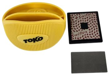 TOKO Express Tuner Kit, handliches Kantenschärfgerät zum Nachschärfen der Seitenkante (Winkel 87° oder 88°, inkl. Feile und Diamant)