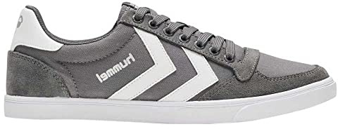 hummel Slimmer Stadil Low, Scarpe da Ginnastica Basse Unisex - Adulto, Castle Rock White Kh 63 512 2651, 43 EU