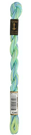 Anchor Perlgarn 5 Multicolor, 4515005-01345, Farbe:1345, Stickgarne