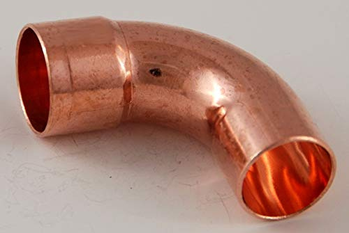 5x Kupferfitting Bogen 28 mm 90 Grad 5001a i/a Lötfitting copper fitting CU