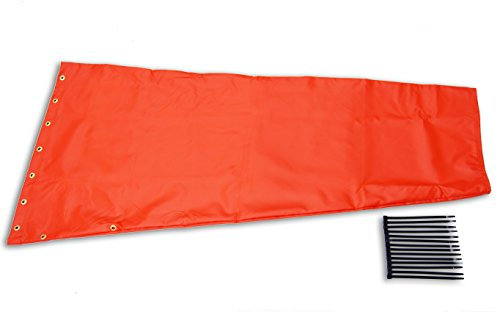 Flughafen Windsack Corporation 45,7 x 121,9 cm orange Ersatz Windsack 100% USA Made