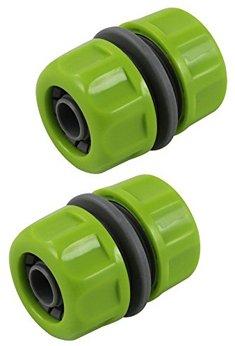 COM-FOUR® 2x slanganslutning för trädgårdsslangen - slangkoppling - slangreparation - slanganslutning - 13 mm, 1/2 (0,5 tum) (Set11 - Adapter 2 stycken)