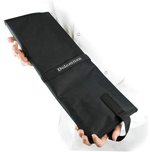 Heavy Duty Black Canvas Knife Folder Wallet CASE Bag by DOLOMITEN INOX