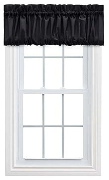 Ellis Curtain Stacey mantovana Palloncino, Tessile, Nero, W 15 x L 60 (1 Panels)
