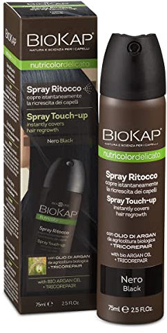 Biokap Spray Touch-Up, Black, 75ml (2.5 Fl Oz)