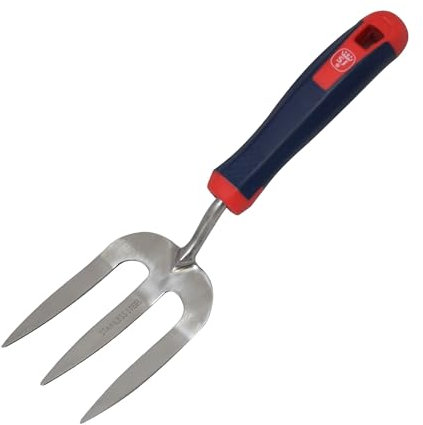 Spear & Jackson 3053EL Select Stainless Steel Weed Fork, Blue