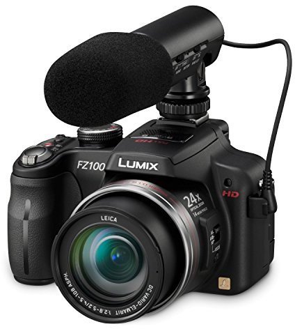 Panasonic Lumix DMC-FZ100 14.1 MP Digitalkamera mit 24 x optische Abbildung stabilisiert Zoom und mm LCD – Schwarz