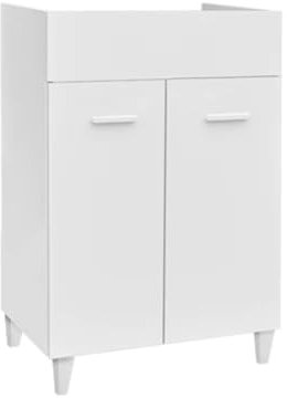 Dianhydro Mobile per LAVATOIO ISEO E BRACCIANO Sottolavatoio Bianco 57,5 x 48,5 cm, Legno ingegnerizzato, Standard