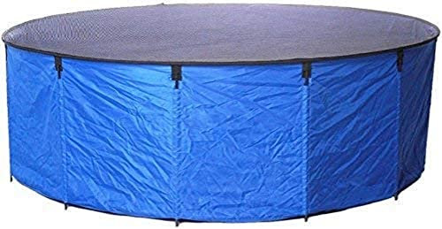 Aquaforte Flexibles Faltbecken Koi bowl, Ø 180 x H 60 cm (± 1500 Liter), inkl. Abdecknetz und praktischer Tragetasche, blau