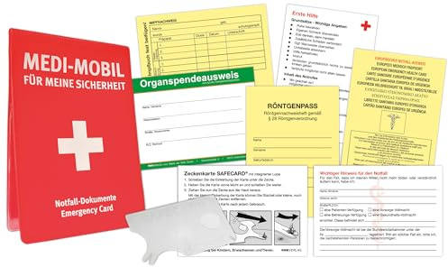 RNK 2897 – MEDI-MOBIL nödsituationsinformationssats, DIN A7, 1 styck