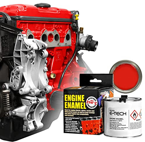 E-TECH EE03-R RED-Car/Bike Engine Enamel Paint-250ml