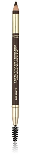 L'Oréal Paris Brow Stylist Designer Brow Pencil, Dark Brunette, 0.045 oz.