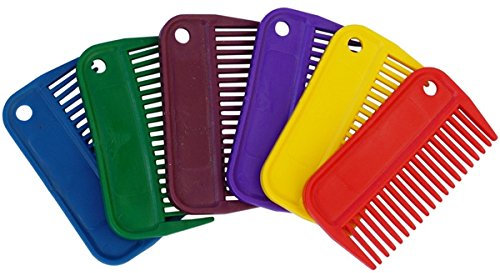 Mähnenkamm aus PVC gelb