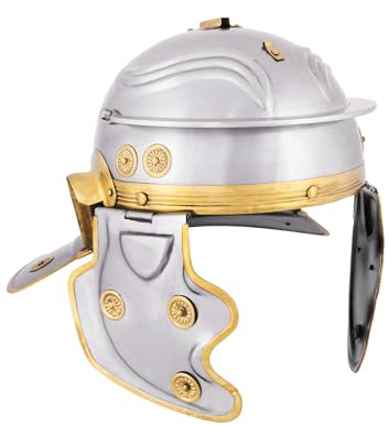 Battle-Merchant Imperial Gallic, Römischer Legionärshelm | Replik, 1. Jh., Römer, inkl. Baumwoll Innenkappe, für Antike Reenactment, LARP, Historische Darstellungen & Fantasy Cosplay
