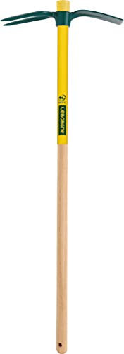 Leborgne, Serfouette à Vigne avec Panne et Fourche 38 cm, Largeur: 10 cm, Manche: 110 cm, Acier Forgé et Trempé Outil forgé pour une meilleure résistance à l’usure