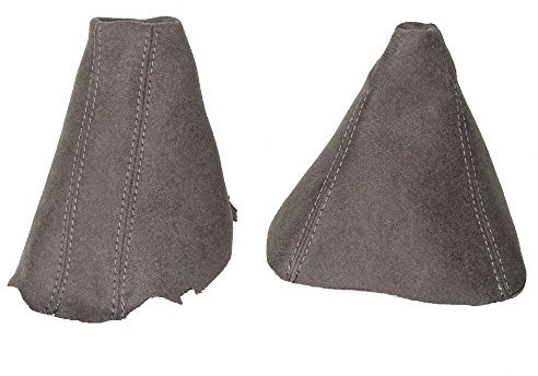 Schaltmanschette/Schaltsack Handbremsmanschette Grau Alcantara