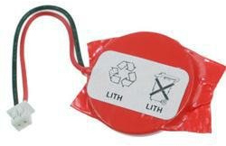 Backup Batterie CR2032 mit Molex Stecker 3,0Volt 210mAh Lithium