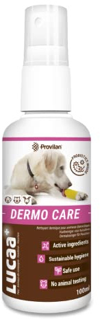 LUCAA+ Pflege-spray Wunden für Hunde und Katzen | Wundreinigung mit Mikroorganismen | Biologisch und Vegan zertifiziert