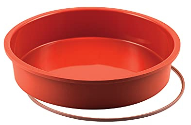 Silikomart 20.118.00.0060 SFT118 Moule Forme Ronde Silicone Terre Cuite, 7-Inch