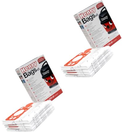 Numatic 604015 NVM-1CH Lot de 10 sacs pour aspirateur Hepaflo Henry