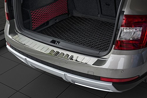 tuning-art L147 Edelstahl Ladekantenschutz passend für Skoda Octavia 3 Scout 2014-
