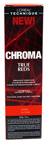 Loreal Chroma vero Rossi Capelli Colore Cayenne 1.74oz