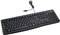 Logitech K120 Kabelgebundene Business Tastatur für Windows und Linux, USB-Anschluss, Leises Tippen, Robust, Spritzwassergeschützt, Tastaturaufsteller, Schweizer QWERTZ-Layout - Schwarz