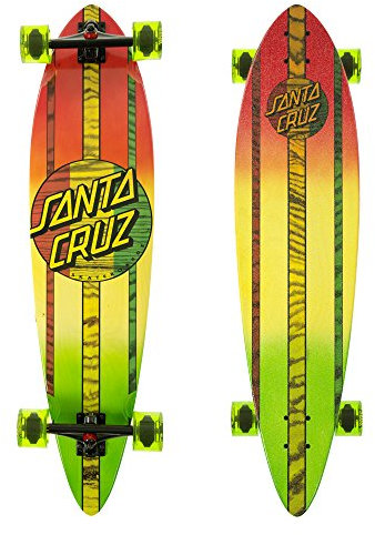 Santa Cruz Longboard Mahaka Rasta Fade Pintail, 9.5 x 39.0 Zoll