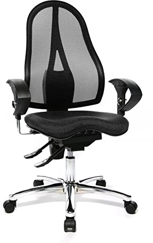 TOPSTAR Drehstuhl Sitness 15 3D Balance mit Armlehnen Bürostuhl Bürosessel Arbeitsstuhl