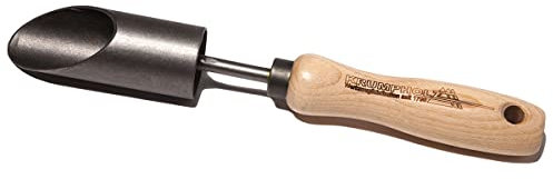 Unbekannt Zwiebelpflanzer geschmiedet - Durchmesser 48 mm - mit strapazierfähigem Eschenholzgriff - Krumpholz Gartengerät