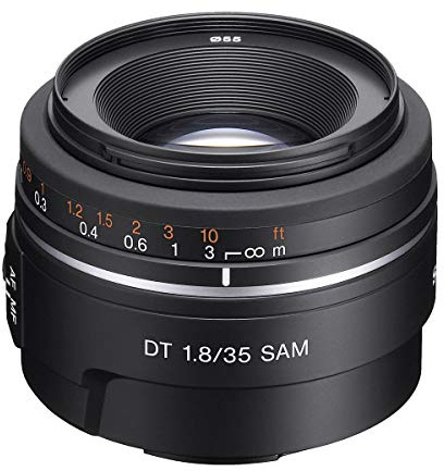 Sony SAL-35F18 DT 35mm f/1.8 Prime Fixed Lens