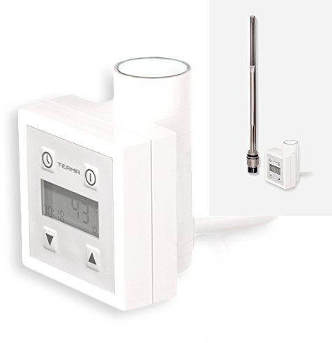 Anapont Thermoplongeur Cartouche Chauffante Éléments Pour Radiateur Serviettes Et Sèche-serviettes, Sèche-serviettes Avec Thermostat Électronique Régulateur de Température, Télécommande
