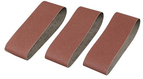 STANLEY - 3 Bandes Abrasifs 75 x 533 mm - Grain 100 - STA33196-XJ