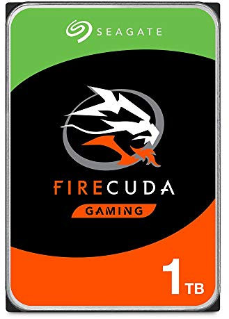 Seagate FireCuda 1 TB Solid State Hybrid Drive Performance SSHD – 3.5 Inch SATA 6 Gb/s Flash Accelerated 64 MB Cache for Gaming PC Laptop (ST1000DX002)
