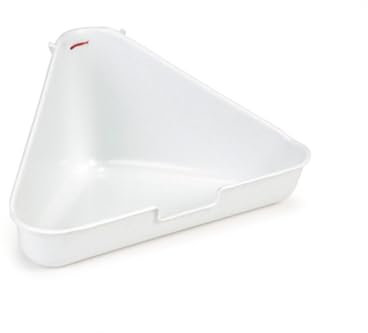 Beeztees 810896 Nager Ecktoilette groß, 35 cm, grau