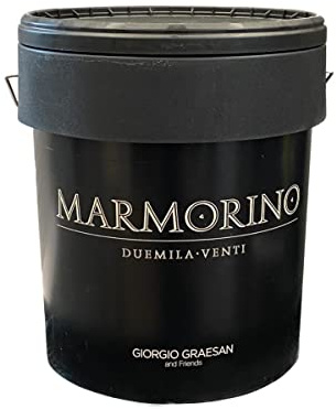 Marmorino Stucco 2020 24 kg – Giorgio Graesan – kalkbaserad stuckatur, marmorpulver och hantverk – förberedande kitt marmoreffekt