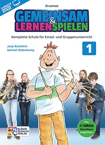 Gemeinsam lernen & spielen Band 1 (+Online-Access) : für Bläserklasse (Blasorchester) Schlagzeug