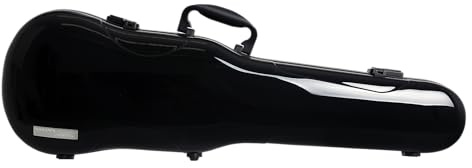 GEWA AIR 1.7 Estuche violín con forma negro brillante, Made in Germany, alta resistencia a la rotura